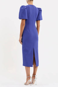 Rebecca Vallance - Evolet Puff Sleeve Midi Dress