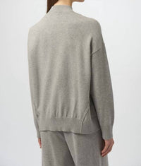 Joseph Ribkoff - Rhinestone Mock Neck Pullover Sweater