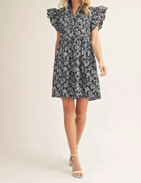 Jodifl - Embroidered Scallop Dress