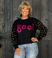 Southern Grace - Hey Boo Long Sleeve Top
