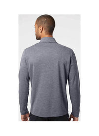 adidas Lightweight Quarter-zip Sweater in black carbon - men's sweater - detail view
