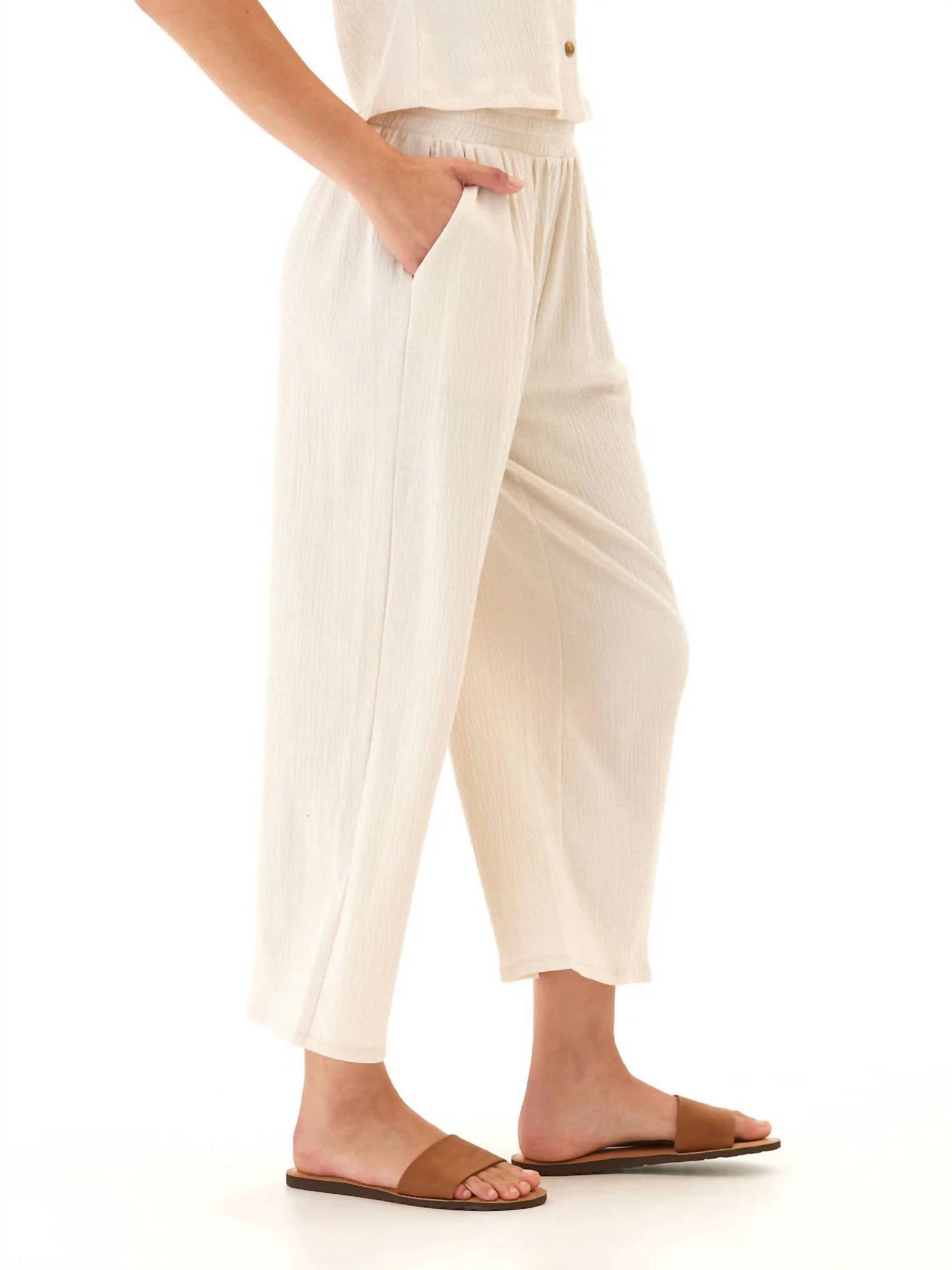 Threads 4 Thought - Ivanna Smocked Jersey Wide Leg Pant