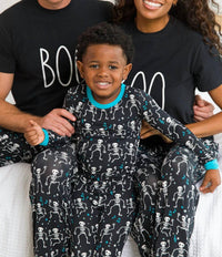 Rufflebutts - Unisex - Skeleton Boogie Bamboo Pajama Pants