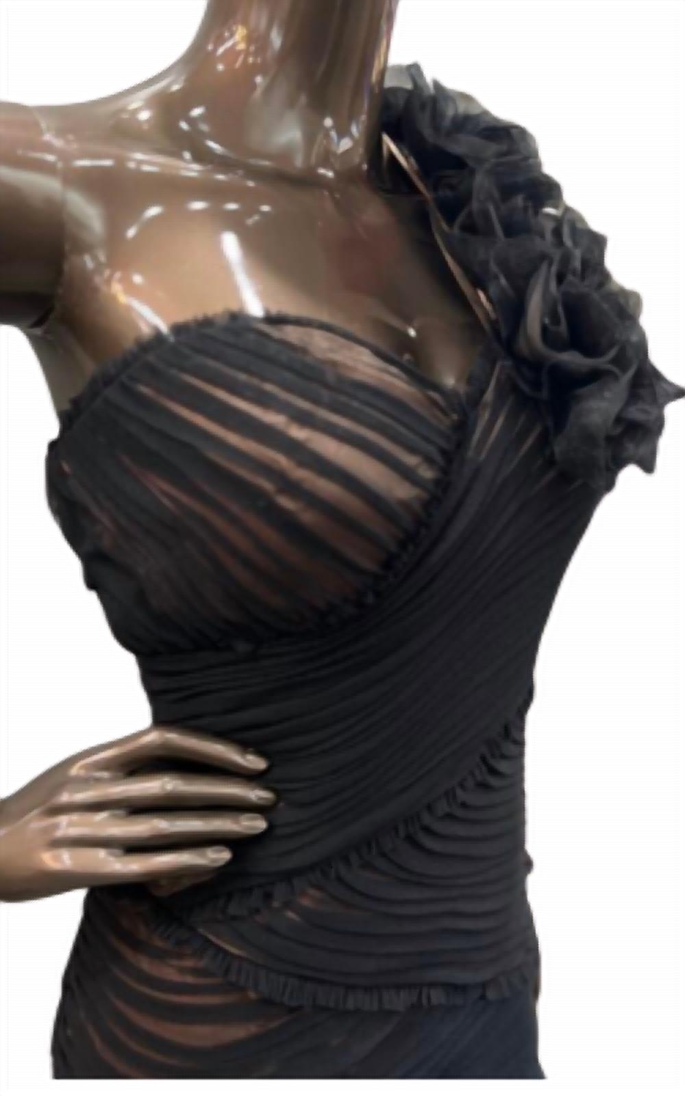 Js Collections - One Shoulder Ruched Cocktail Dress