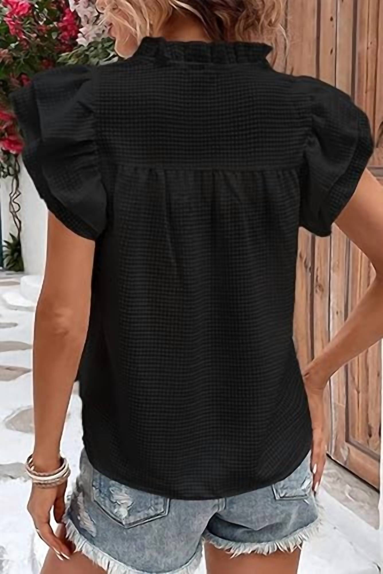 Miss Sparkling - Ruffle & Go Blouse