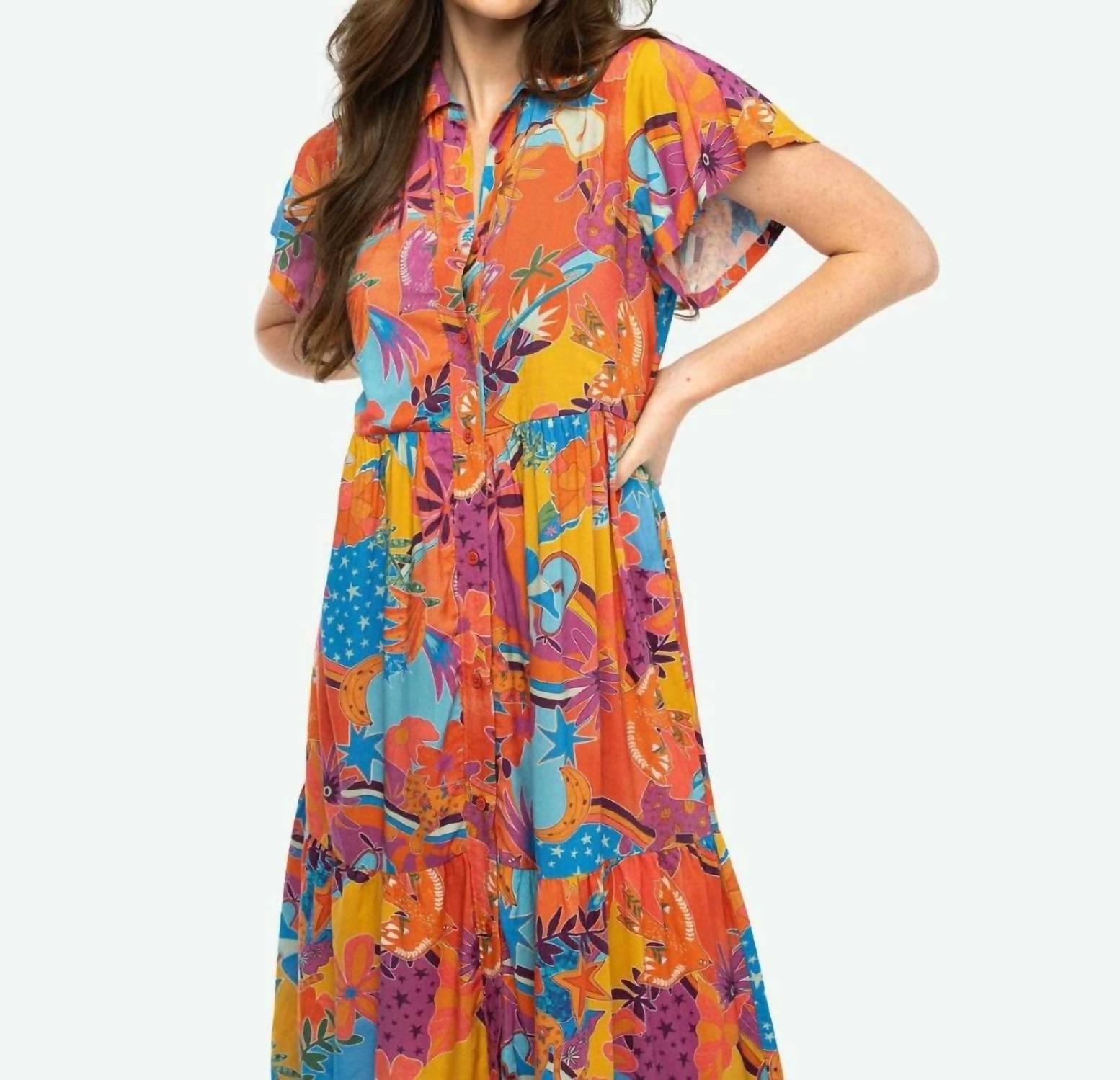 Briton Court - Frenchie Maxi Dress