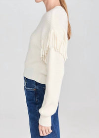 Z Supply - Fringe Crew Neck Sweater