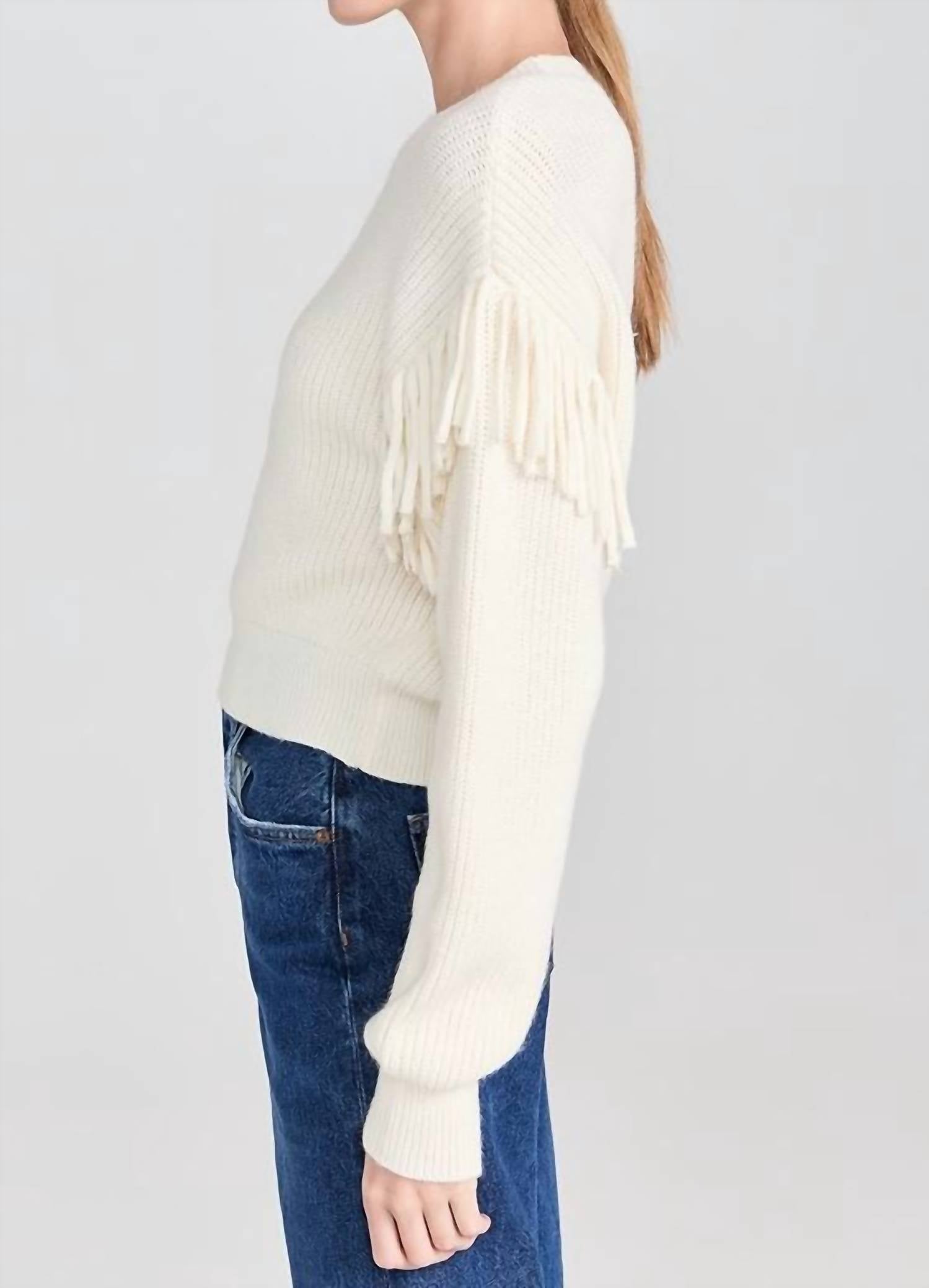 Z Supply - Fringe Crew Neck Sweater