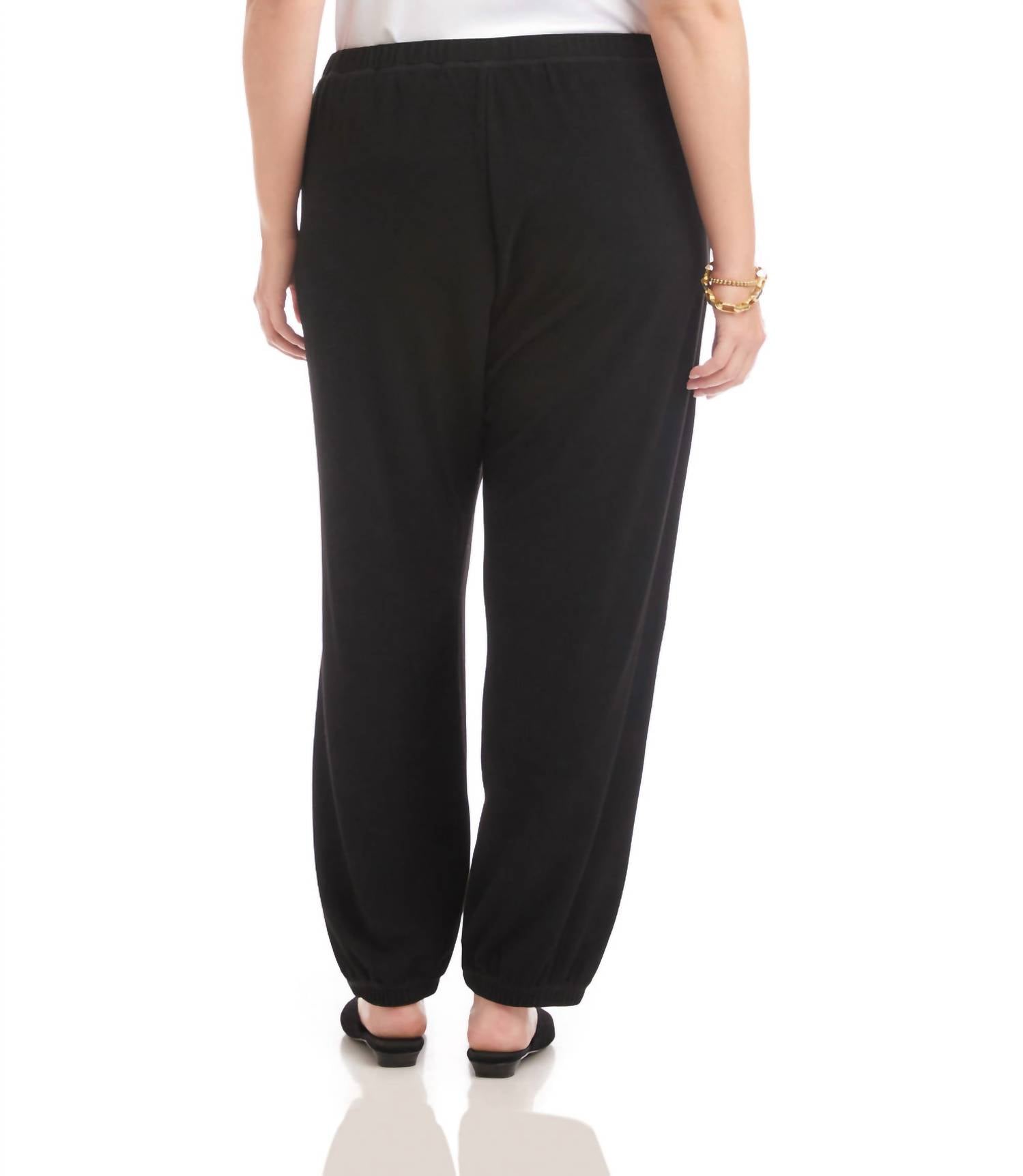 Karen Kane - Pull-on Jogger Sweatpants - Plus