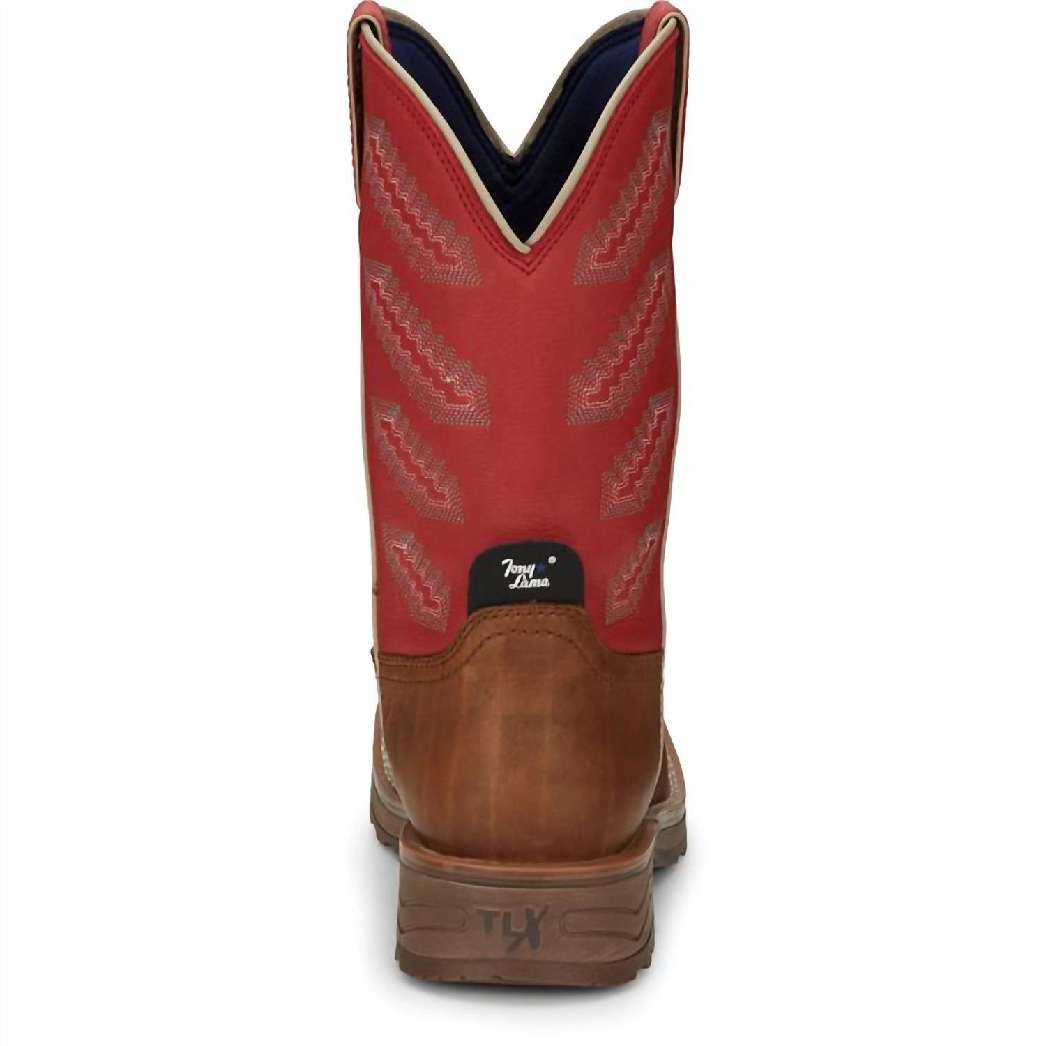 Tony Lama - Men's Energy Composite Waterproof Work Boot - Wide