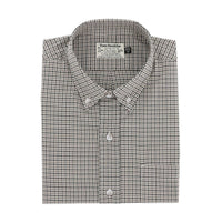 Tom Beckbe KNAPP COTTON TWILL SHIRT in khaki brown - men's shirt - view 4