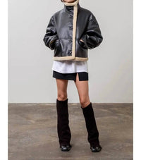 Moon River - Shearling Button Jacket