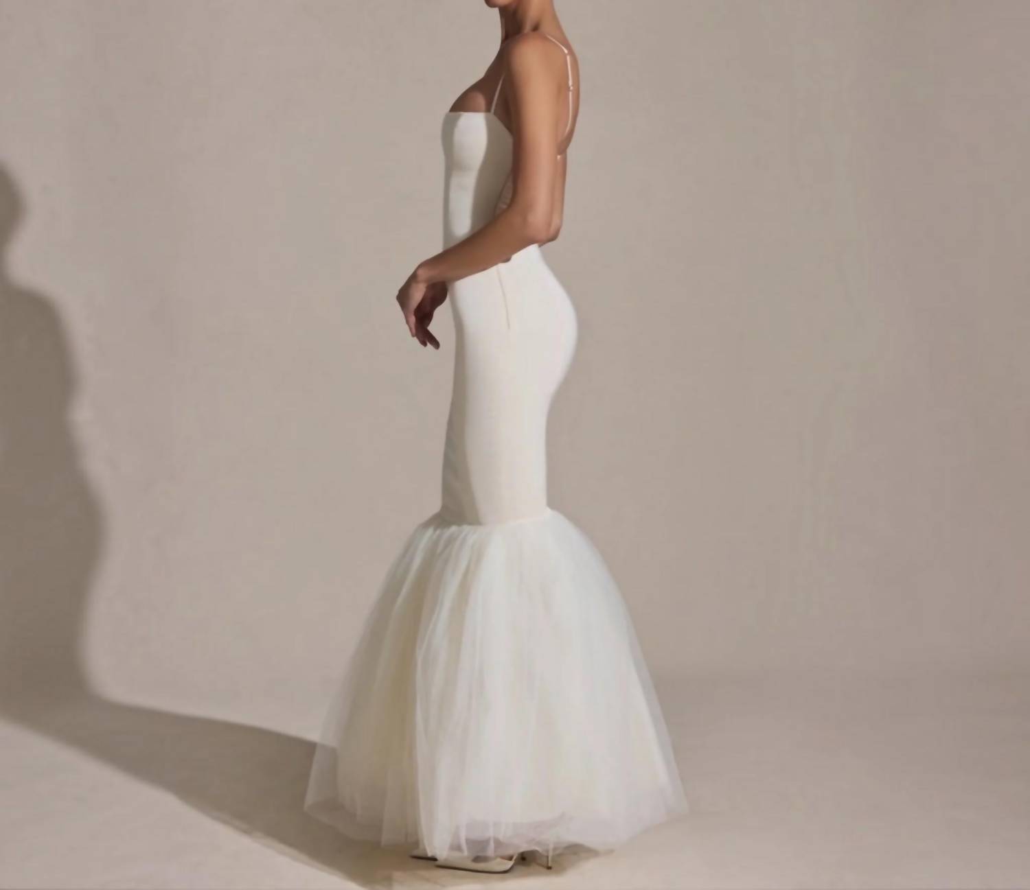 Oh Polly - Adelpha Tulle Hemfishtail Gown