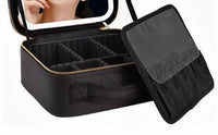 Vivalui - Lighted Makeup Case With Adjustable Mirror