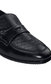 Isaac Mizrahi Live! - Women's Embossed Leather Penny Loafer