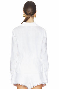 Cara Cara - Ideal Shirt With Lace Inserts
