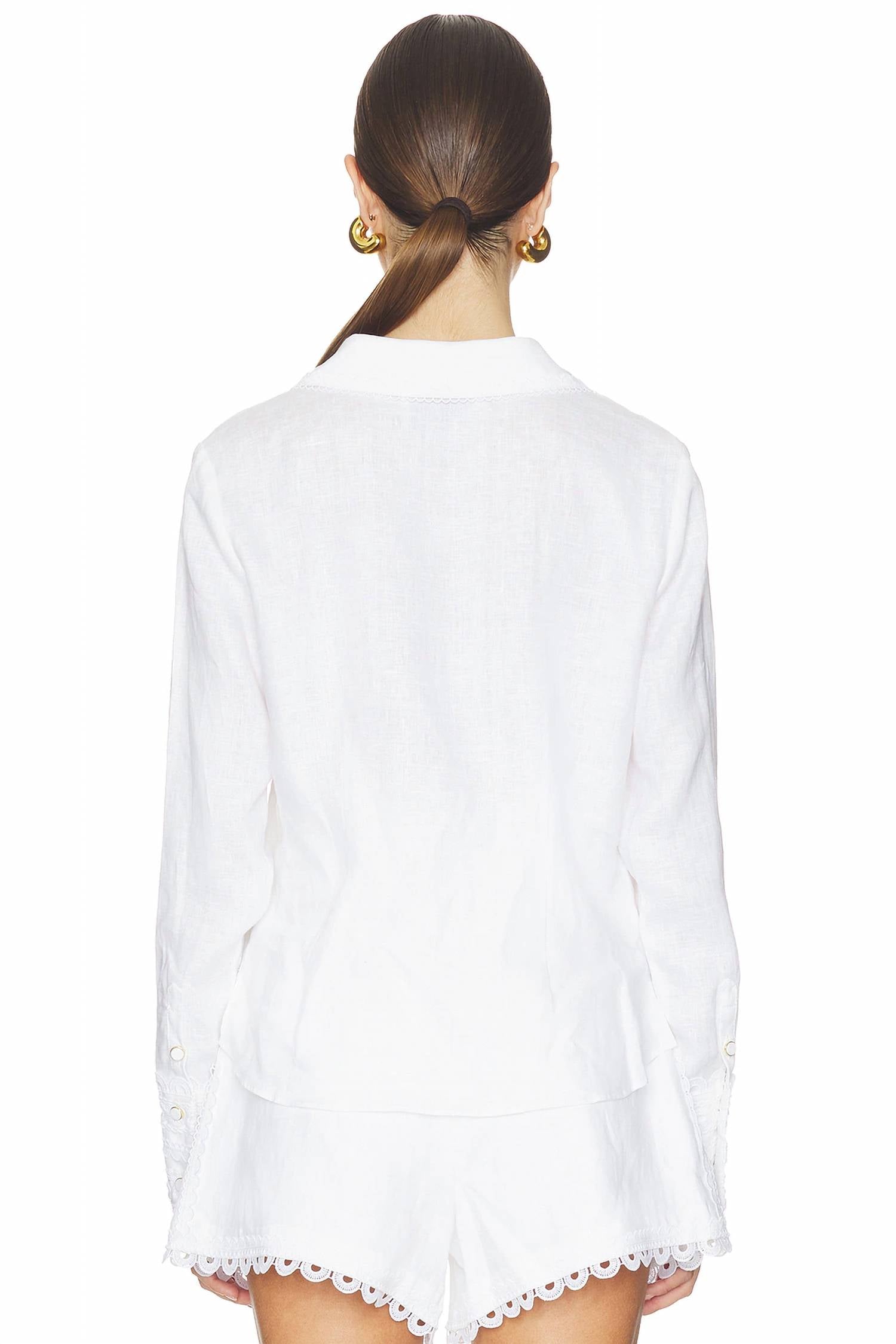 Cara Cara - Ideal Shirt With Lace Inserts