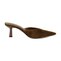 STEVE MADDEN Women's Pointed Toe Mule in dark chocolate brown - women's shoe