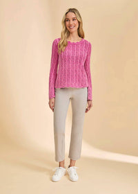 Fdj - Open Weave Long Sleeve Sweater