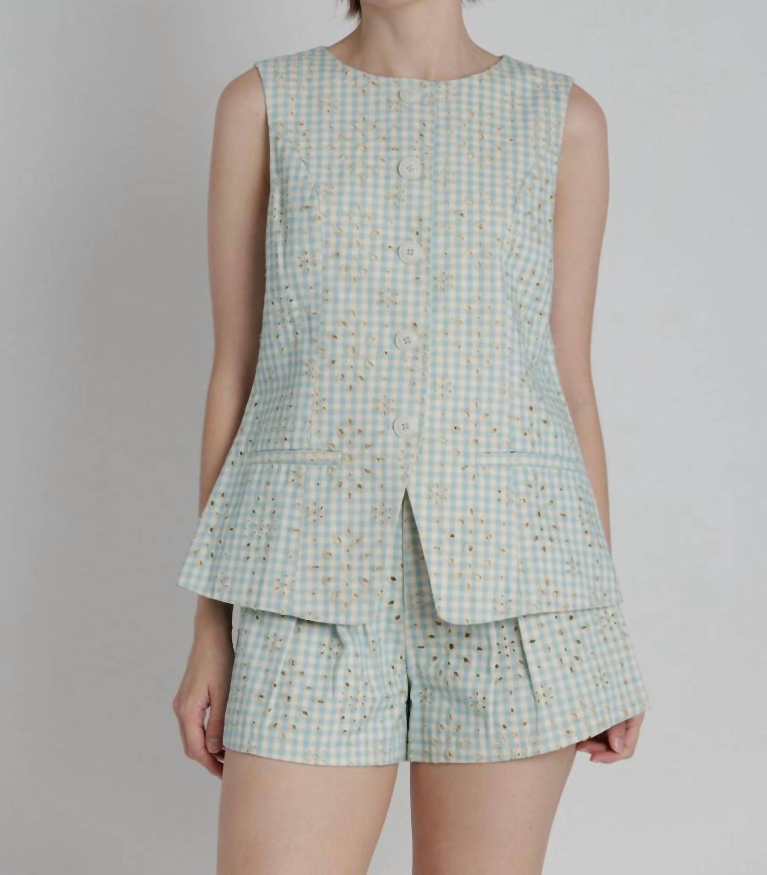 Aureum - Gabby Gingham Shorts