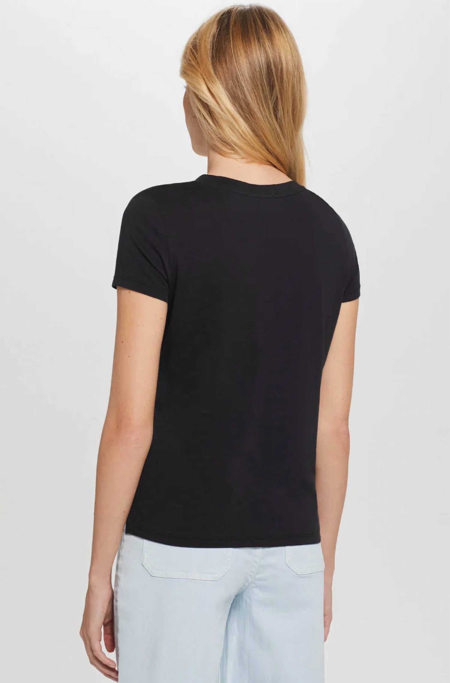 Goldie - Short Sleeve Organic Boy V-neck Tee