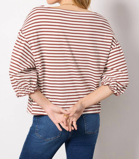 Nation Ltd - Sandra Boatneck Top