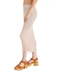 Steve Madden - Liliana Side-slit Crochet Pull-on Skirt