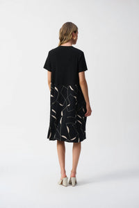 Joseph Ribkoff - Geometric Print Short Sleeve Dress