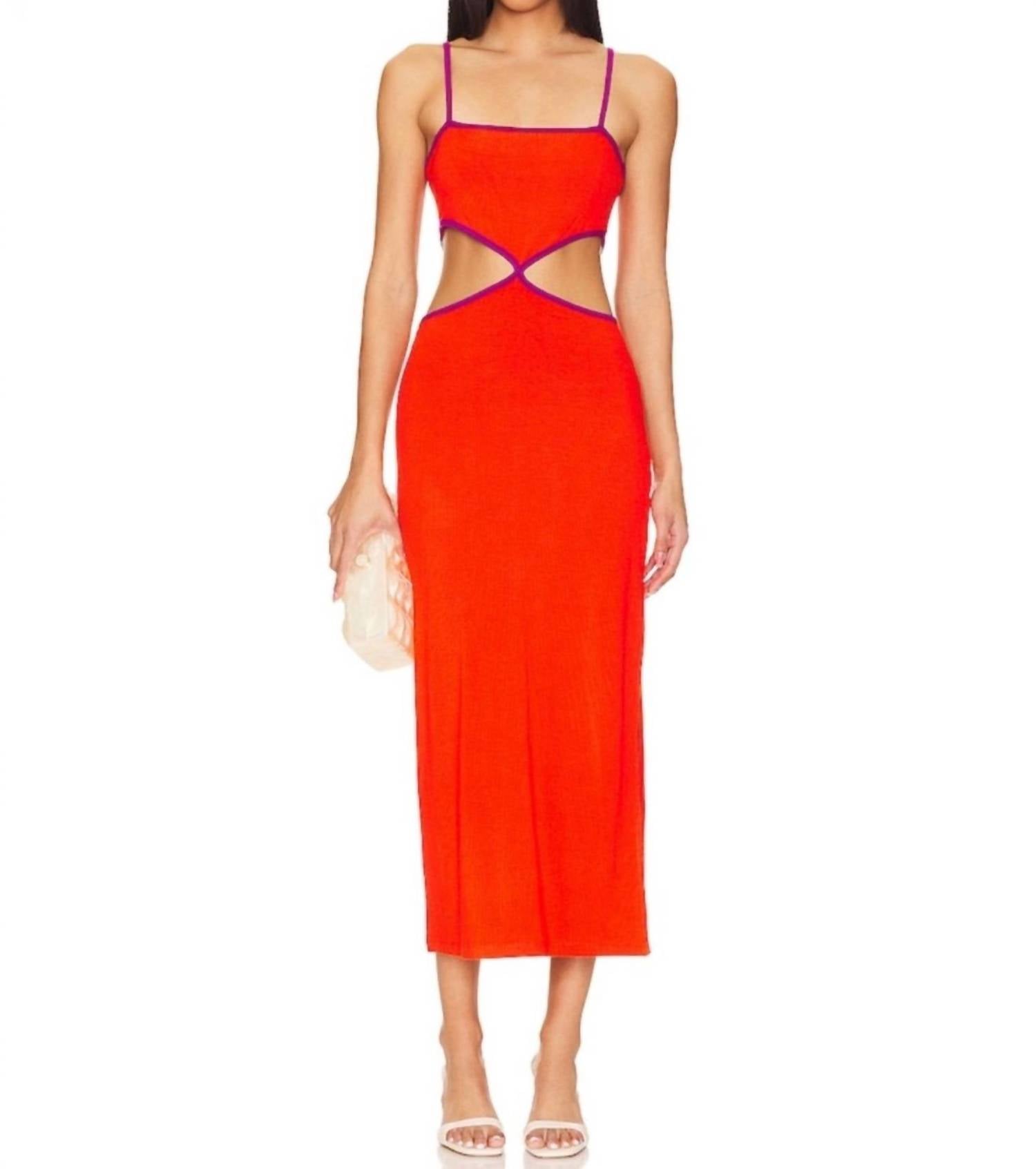L*SPACE Women's Libra Dress in pimento - women's dress