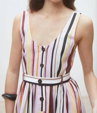 Suncoo - Carioca Long Flowing Stripes Dress