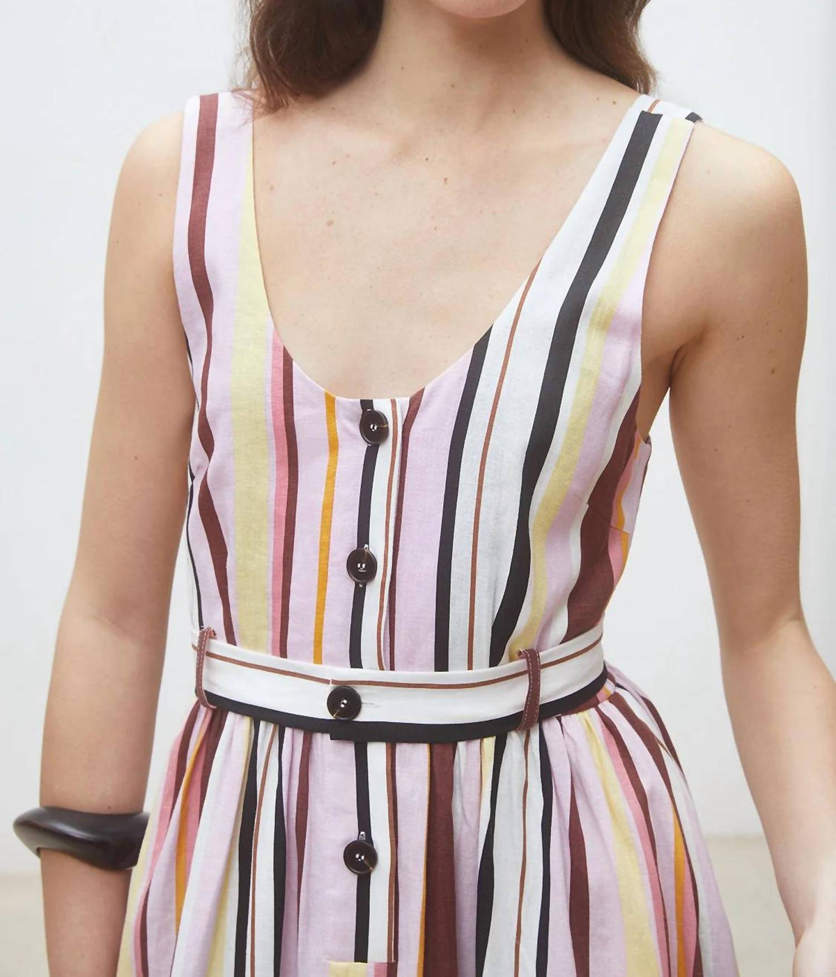 Suncoo - Carioca Long Flowing Stripes Dress