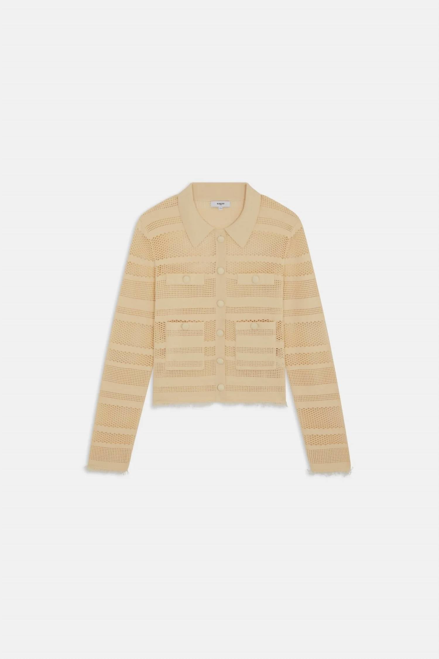 Suncoo - Women's Gaelisi Open Weave Cardigan