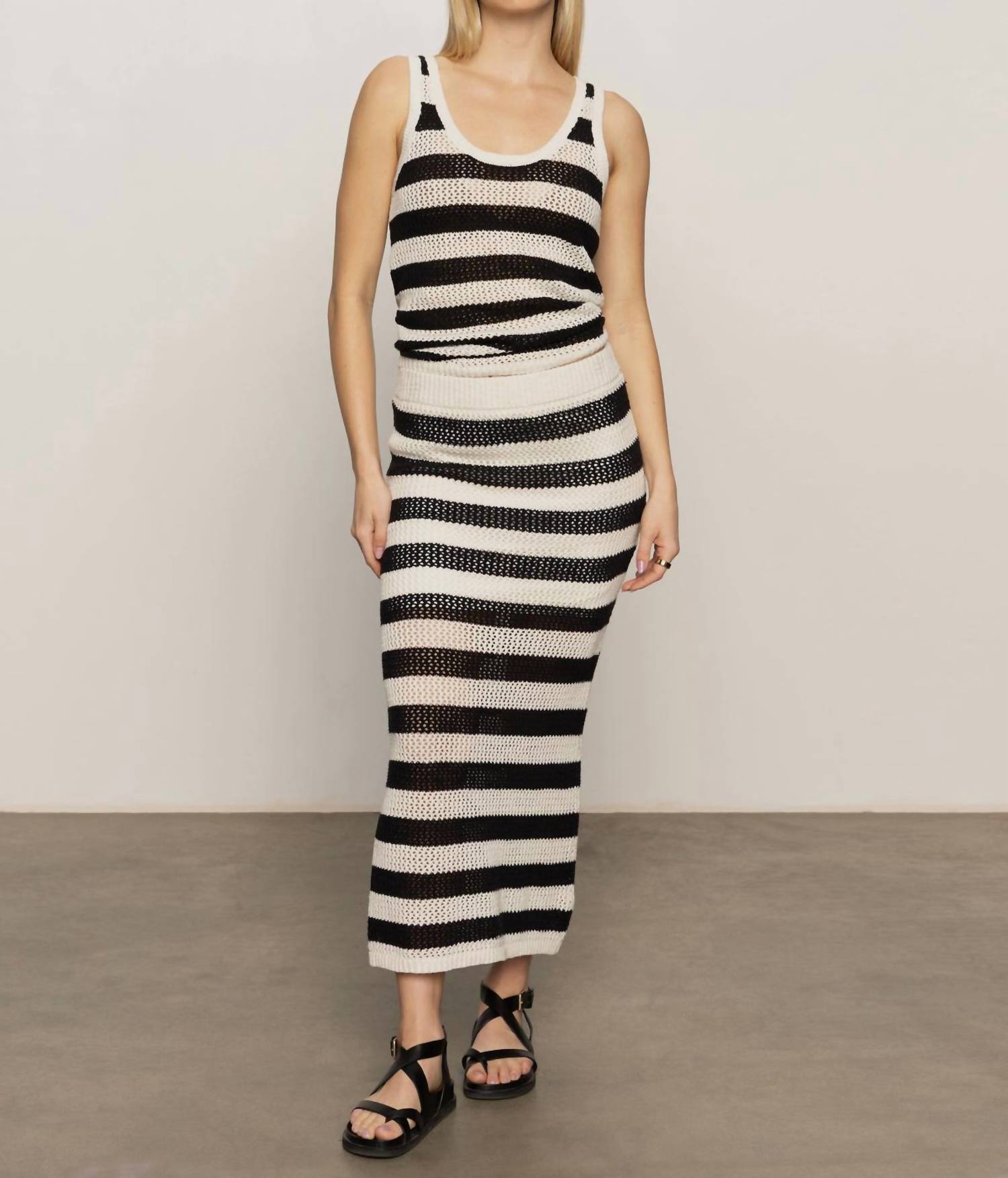 Sanctuary - Crochet Sweater Maxi Skirt