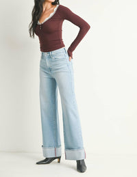 Jbd. - Cuffed Palazzo Jeans