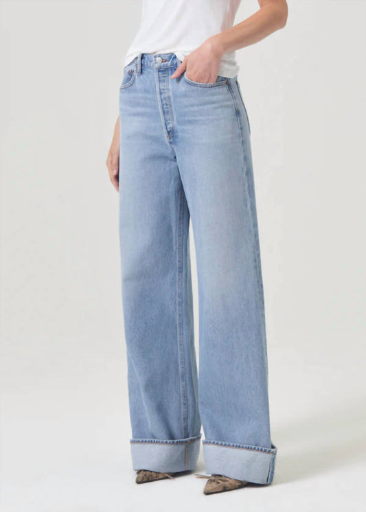Agolde - Dame High Rise Wide Leg Jeans