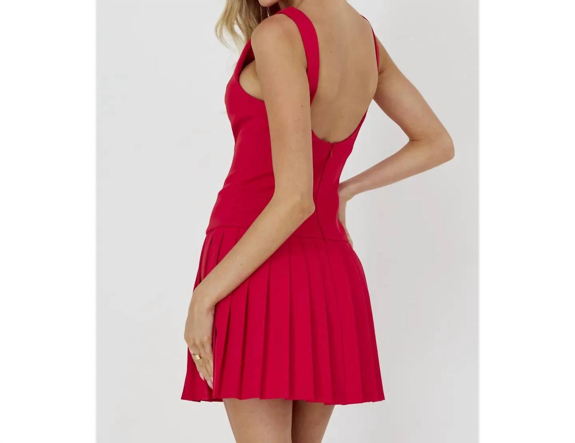 One And Only Collective - Fitted Bodice Mini Dress