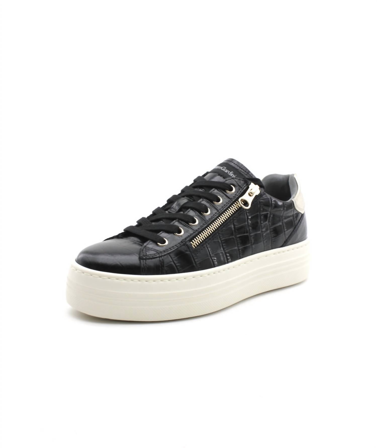 Nerogiardini - Women's Zeus Zipper Sneaker