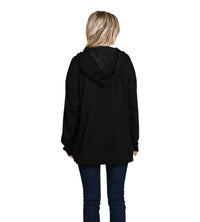 Cotton Bleu - Soft Terry Hoodie Top