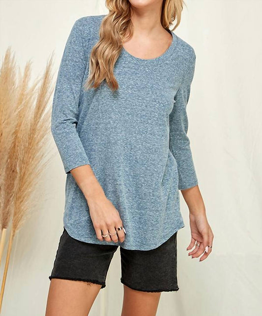Culture Code - Curved Hem Top