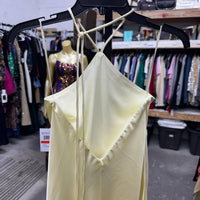 Morgan & Co. Maxi Strapless Dress in cream - women's dress - alternate view