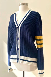 Creamon - Varsity Oversized Cardigan