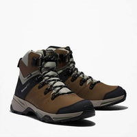 Timberland Men's Switchback Waterproof Hiker Boots in brown green - men's boots