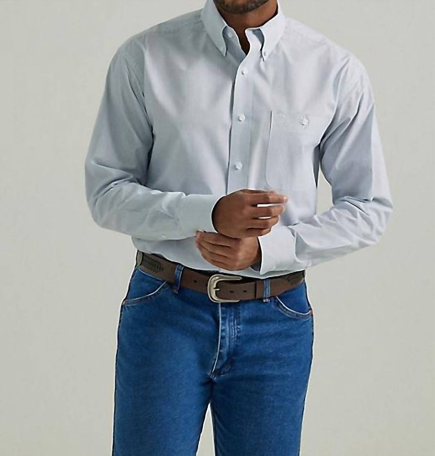 Wrangler - George Strait Collection One Pocket Long Sleeve Shirt