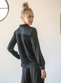 Velvet Boyfriend Shirt