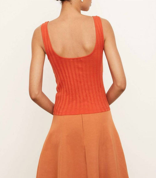 Vince - Wide Rib Square Neck Tank