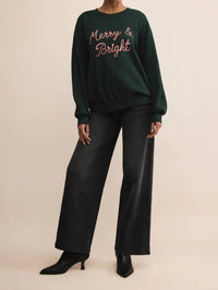 Z Supply - Candy Cane Merry and Bright Sunday Sweatshirt