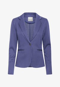 Ichi - Pinstripe Fitted Blazer