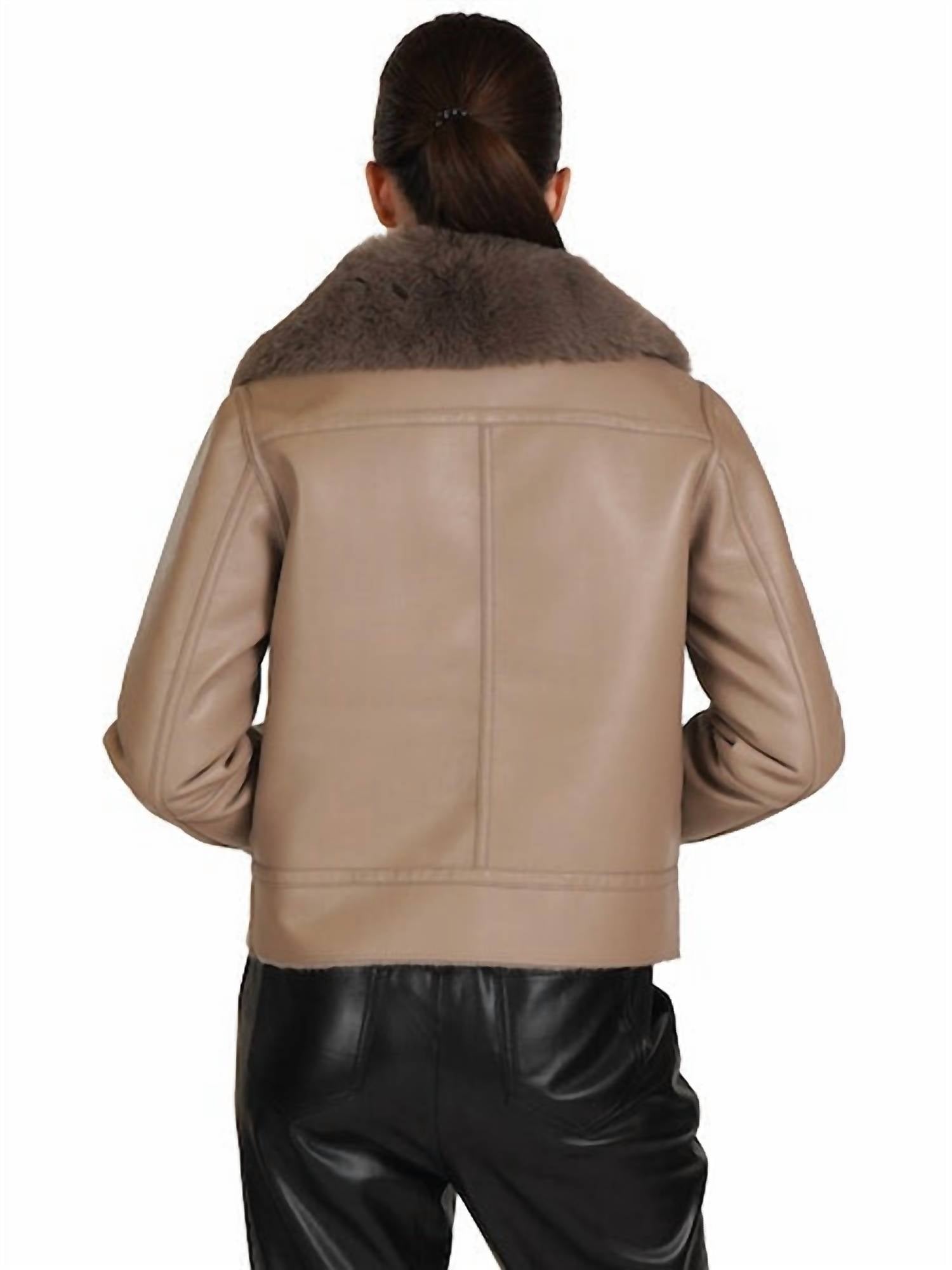 Alana Faux Leather Jacket