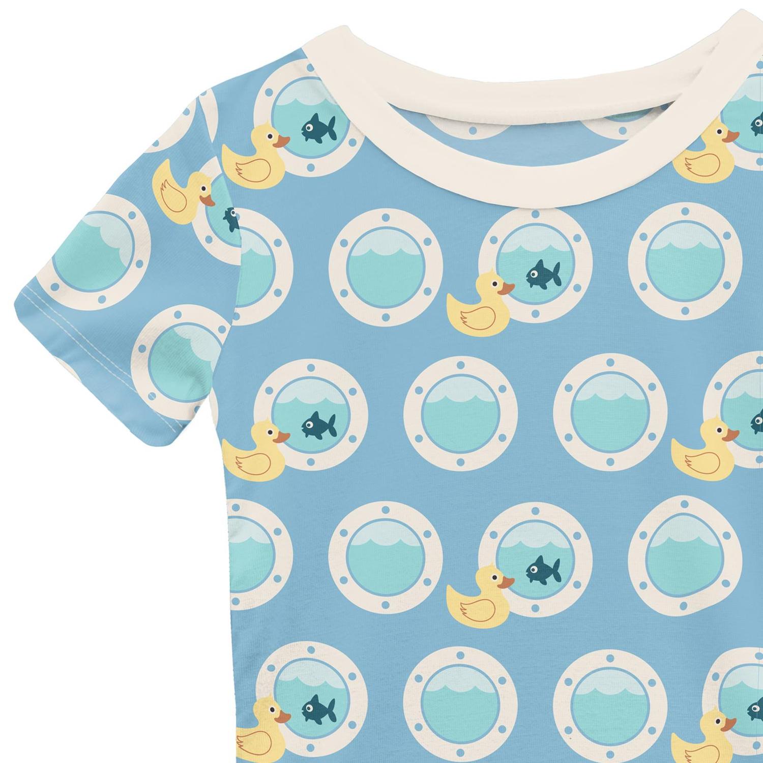 Kickee - Kid's Short Sleeve Pajama Set With Shorts