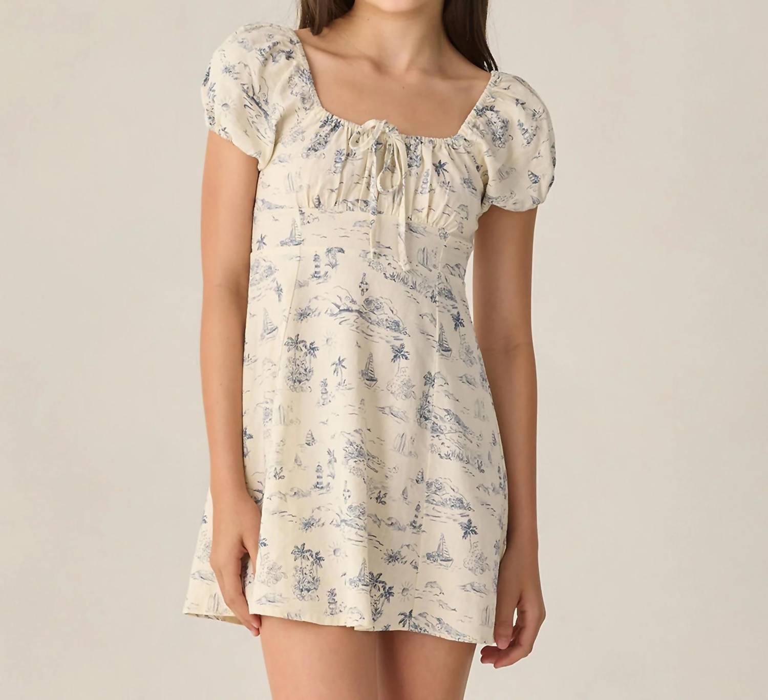 Rylee + Cru - Ivy Ocean Toile Dress